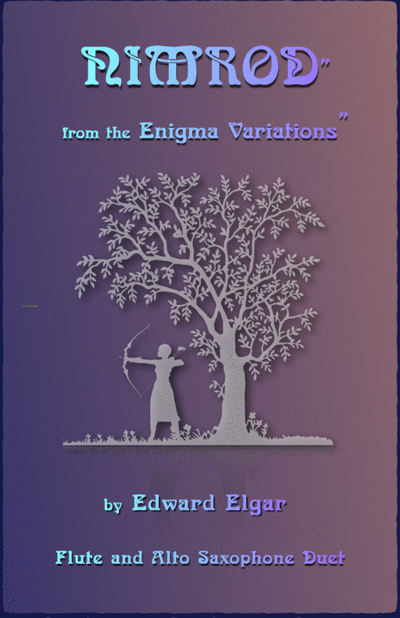 Nimrod From The Enigma Variations By Elgar Flute And Alto Saxophone Duet Sheet Music