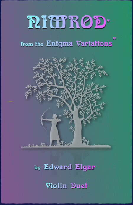 Free Sheet Music Nimrod From The Enigma Variations By Elgar Violin Duet