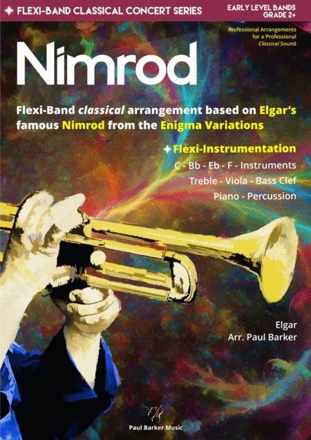 Free Sheet Music Nimrod From The Enigma Variations Flexi Band Score Parts