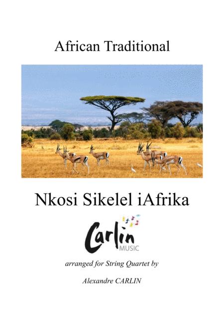 Nkosi Sikelel Iafrika For String Quartet Score Parts Sheet Music