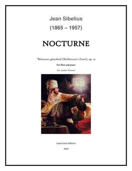 Nocturne From Belshazzars Feast Orchestral Suite Op 51 Sheet Music