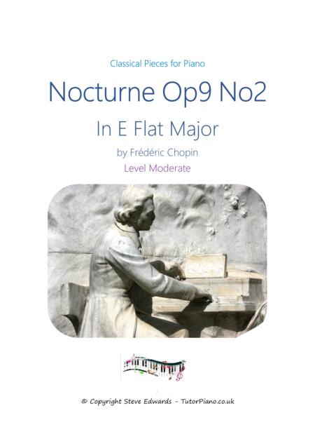 Nocturne In E Flat Major Op 9 No 2 By Chopin Sheet Music