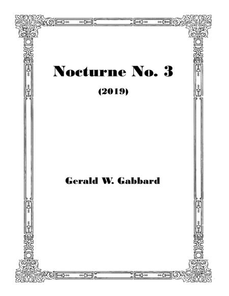 Free Sheet Music Nocturne No 3 2019