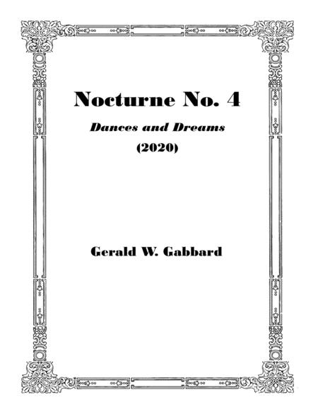 Nocturne No 4 2019 Dances And Dreams Sheet Music