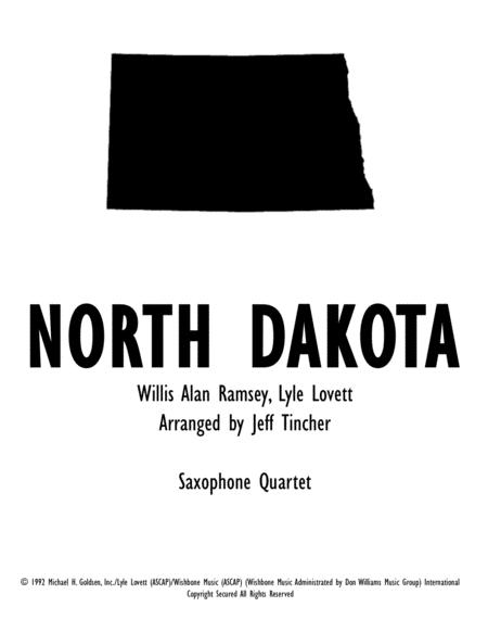 Free Sheet Music North Dakota