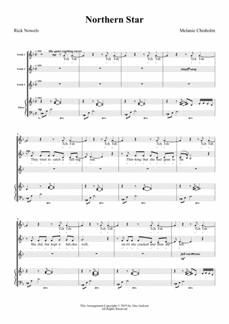 Northern Star Ssa Sheet Music