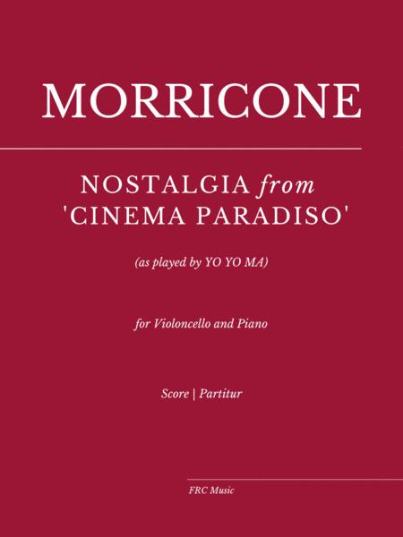 Free Sheet Music Nostalgia From Cinema Paradiso For Violoncello And Piano As Played By Yo Yo Ma