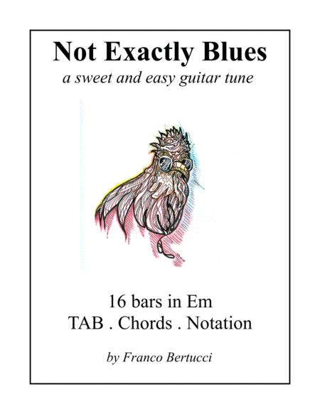 Not Exactly Blues Beginning Guitar Music Tab Chords Sheet Music