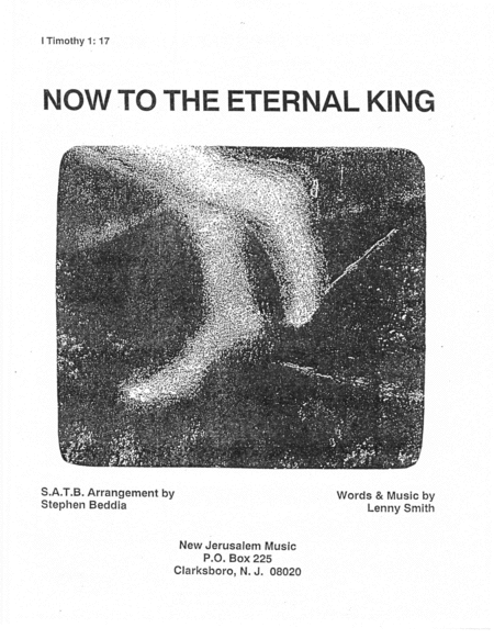 Now To Thee Eternal King Sheet Music