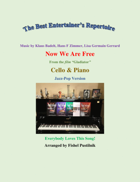 Free Sheet Music Now We Are Free Gladiator For Cello And Piano Video