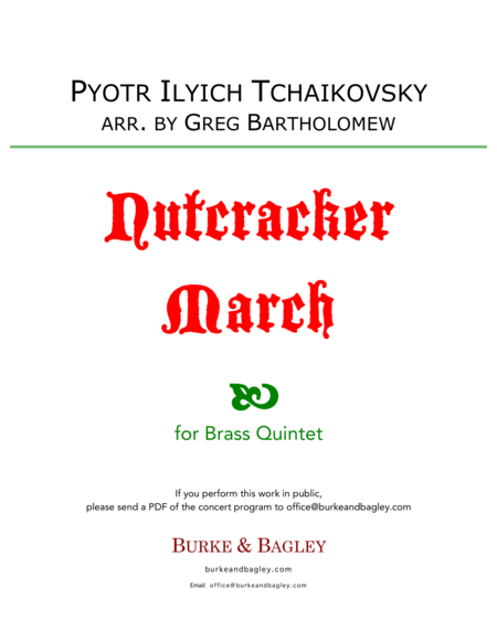 Nutcracker March Sheet Music