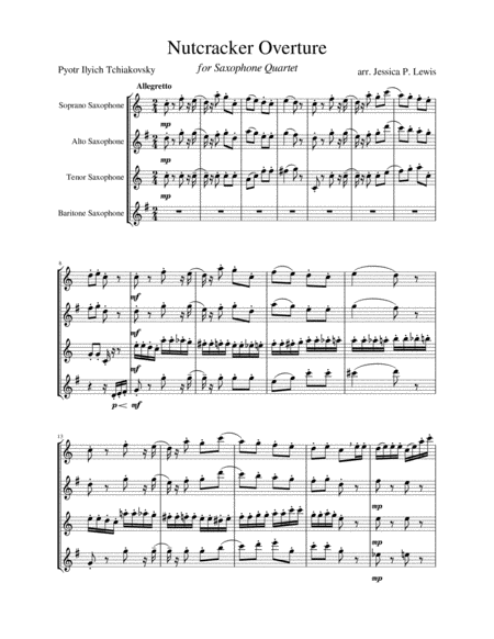 Nutcracker Overture Sheet Music