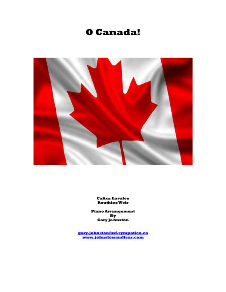 O Canada English And French Sheet Music