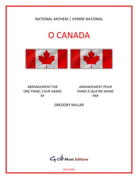 O Canada For Piano Duet Sheet Music