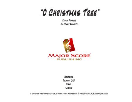 O Christmas Tree C Trumpet Piano F Major Sheet Music