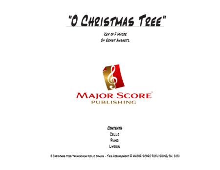 Free Sheet Music O Christmas Tree Cello Piano F Major