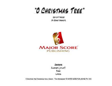 Free Sheet Music O Christmas Tree Clarinet Piano F Major