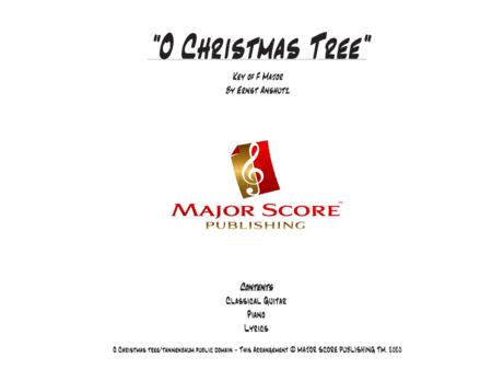 O Christmas Tree Classical Guitar Piano F Major Sheet Music