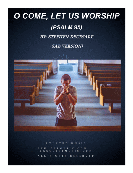 Free Sheet Music O Come Let Us Worship Psalm 95 Sab