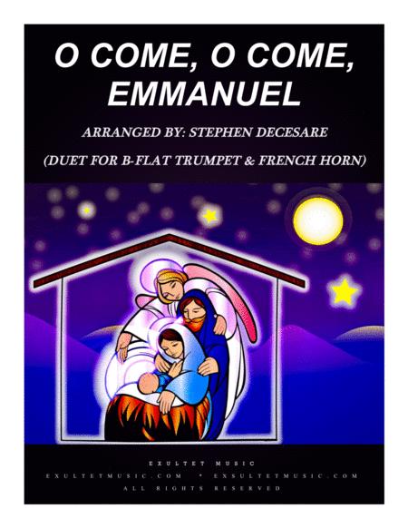 O Come O Come Emmanuel Duet For Bb Trumpet And French Horn Sheet Music