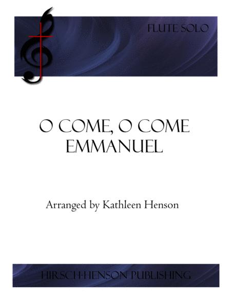 Free Sheet Music O Come O Come Emmanuel For Solo Flute