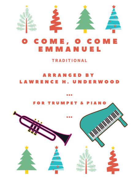 Free Sheet Music O Come O Come Emmanuel For Solo Trumpet