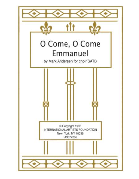 O Come O Come Emmanuel Satb Modern Melody Sheet Music