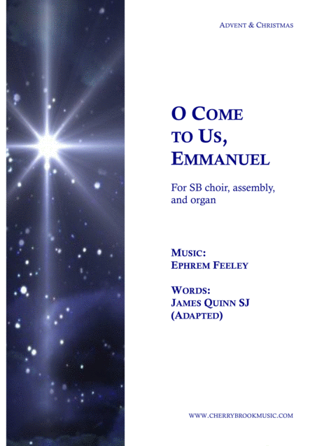Free Sheet Music O Come To Us Emmanuel