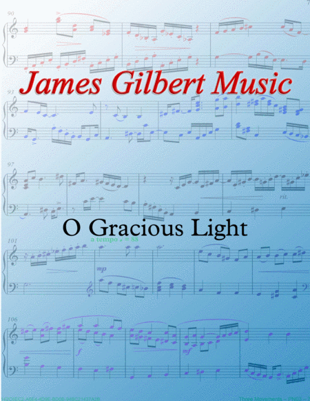 Free Sheet Music O Gracious Light