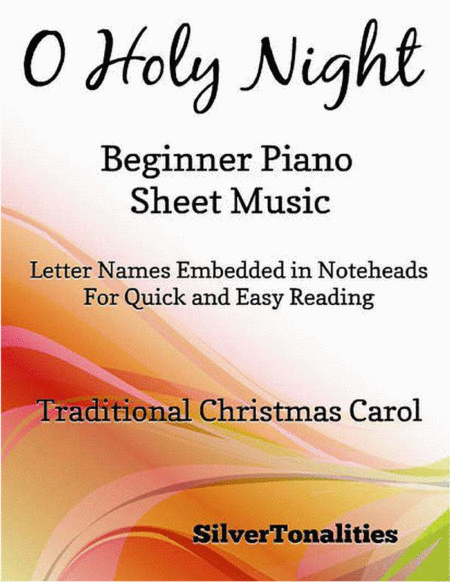 O Holy Night Beginner Piano Sheet Music Pdf Sheet Music