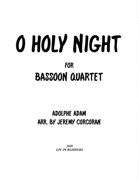 O Holy Night For Bassoon Quartet Sheet Music