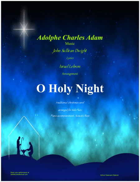 O Holy Night Solo Flute Sheet Music