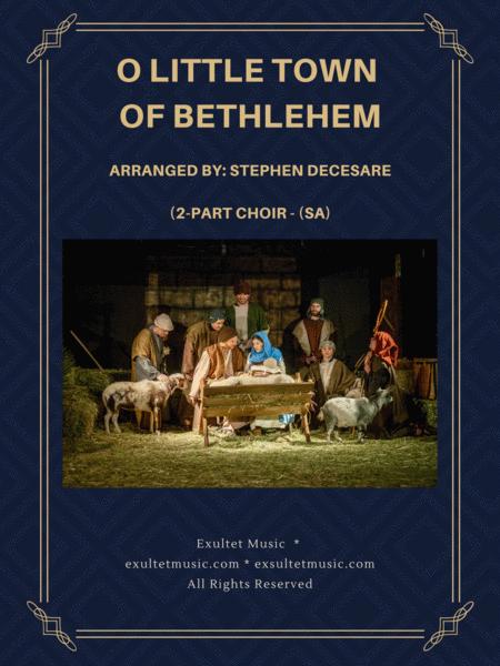 Free Sheet Music O Little Town Of Bethlehem 2 Part Choir Sa