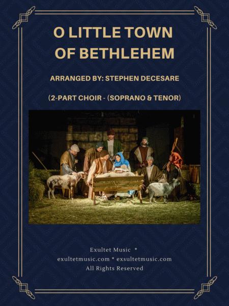 O Little Town Of Bethlehem 2 Part Choir Soprano And Tenor Sheet Music