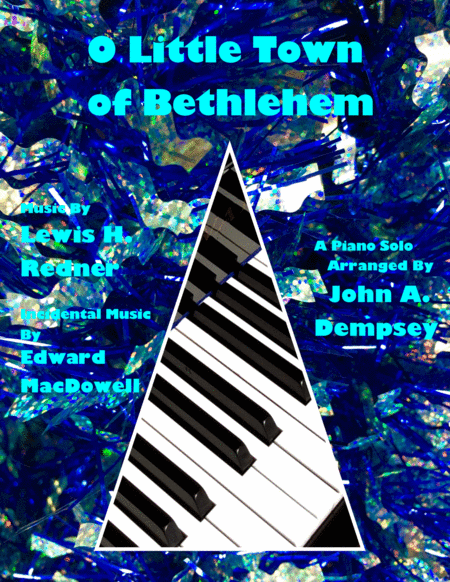 Free Sheet Music O Little Town Of Bethlehem Piano Solo In G Major