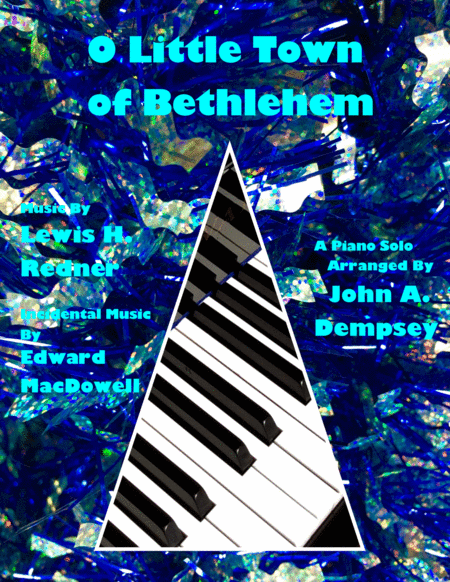 O Little Town Of Bethlehem Piano Solo In G Major Sheet Music