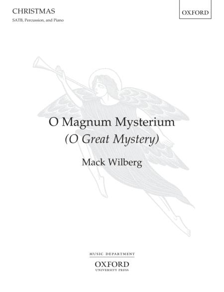 Free Sheet Music O Magnum Mysterium O Great Mystery