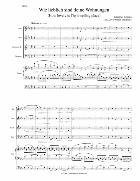 Free Sheet Music O Mio Babbino Caro Arranged For Piano And Bb Clarinet