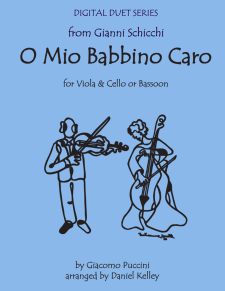 O Mio Babbino Caro From Gianni Schicchi For Viola Cello Or Bassoon Sheet Music