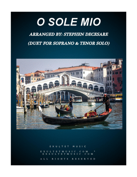 O Sole Mio Duet For Soprano And Tenor Solo Sheet Music