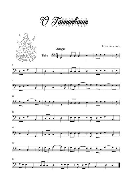 O Tannenbaum For Tuba Sheet Music