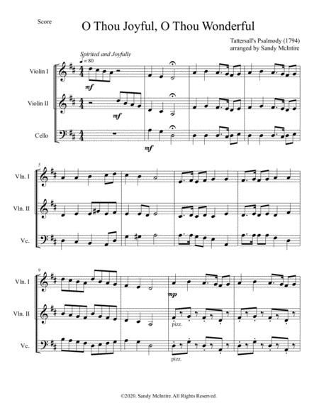 Free Sheet Music O Thou Joyful O Thou Wonderful