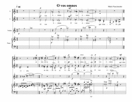 Free Sheet Music O Vos Omnes Ssaa