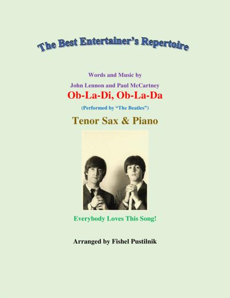 Ob La Di Ob La Da For Tenor Sax And Piano Video Sheet Music