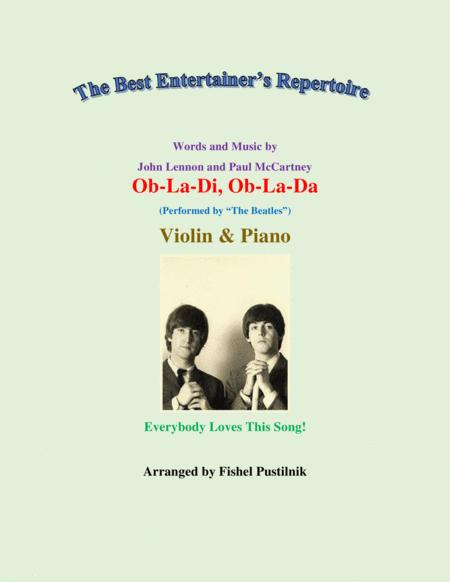 Ob La Di Ob La Da For Violin And Piano Video Sheet Music