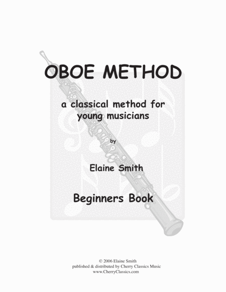 Oboe Method For Beginners Sheet Music