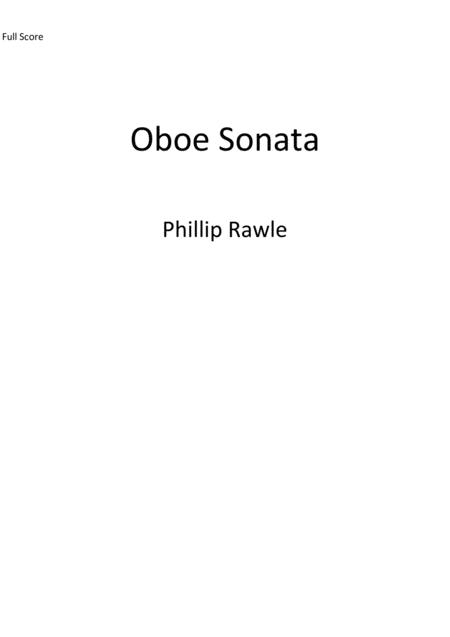 Oboe Sonata Sheet Music