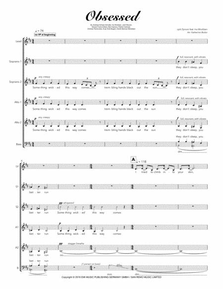 Free Sheet Music Obsessed