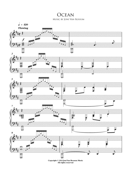 Ocean Sheet Music