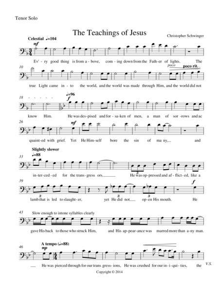 Oceans Where Feet May Fail Euphonium Sheet Music